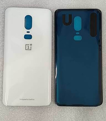 SPAREASP OnePlus 6 White Back Panel(White)