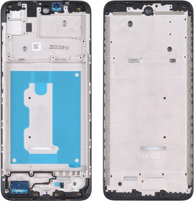 Tworld Motorola Moto E40 Front Housing LCD Frame Bezel Plate Digitizer Panel(Black)