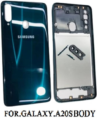 ALL HAYY STORE Samsung galaxy A20s full body Back Panel(Green)