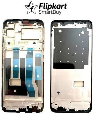 Flipkart SmartBuy Realme Narzo 30 4G Front Housing LCD Frame Bezel Plate Front Panel(Black)
