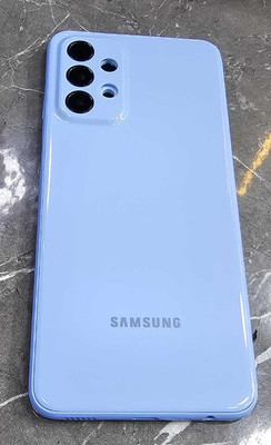 AAA Spares For Samsung galaxy A23 4g body housing (with Camera Lens,Midle Ring,Key) Full Panel(Blue)