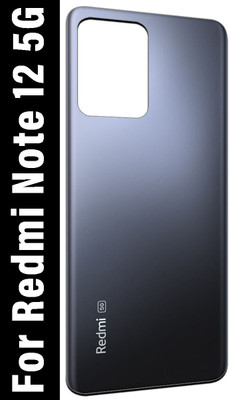 SUFO Redmi Note 12 5G Back Panel(Matte Black)