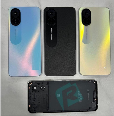 Zeflotecch oppo OPPO A38 - Black(Ring With Panel) Back Panel(Black)