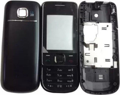 imbi Nokia 2700 Front Back and Middle Body With Keypad Full Panel(Black)