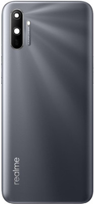 Kraze4blaze Realme C3 (Best Quality)(With Proper Logo) Back Panel(Grey)
