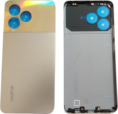 Sandreezz Realme C53 (Best Quality) (With Side Volume Power Buttons) (with Proper Logo) Back Panel(Champion Gold)