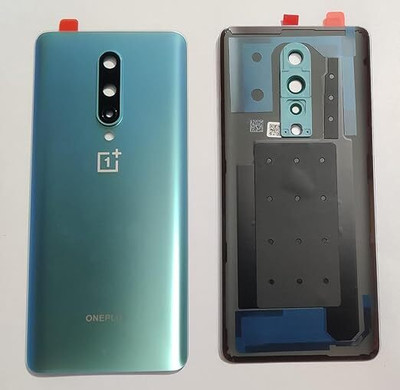 LEISURELIC ONEPLUS 8 (GLASS) WITH CAMERA RING GLASS PROPER LOGO Back Panel(GLACIAL GREEN)