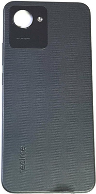 FixHub REALME C30 BACK PANEL COMPATIBLE Back Panel(BLACK)