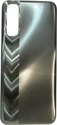 Kraze4blaze Realme Narzo 30 (Best Quality)(With Proper Logo) Back Panel(Racing Silver)