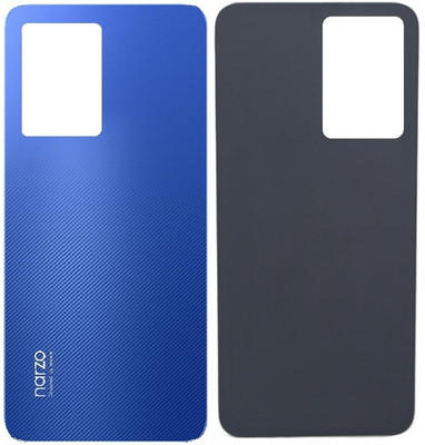 Sandreezz Realme Narzo 50 5G (Best Quality) (with Proper Logo) Back Panel(Hyper Blue)