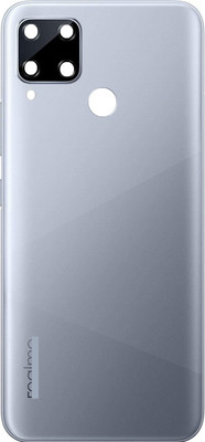 KezeMize Realme C15 (with Proper Logo) Back Panel(Silver)