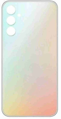 HNVIEW SAMSUNG GALAXY A34 5g back panel with logo and compatible Back Panel(SILVER)