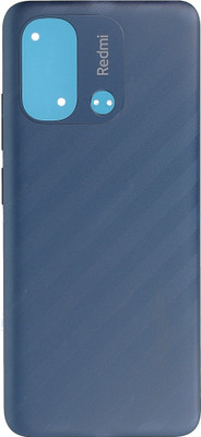HQP for Xiaomi Redmi 12c ( 22120RN86G, 22120RN86I, 22126RN91Y, 2212ARNC4L ) - [ With Brand LOGO & Volume + Power Keys ] Battery Back Door Replacement Back Panel(Ocean Blue)