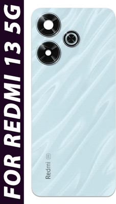 Safa Redmi 13 5G With Camera Glass Back Panel(Hawaiian Blue)