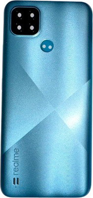 KezeMize Realme C21Y (Best Quality)(With Proper Logo) Back Panel(Cross Blue)
