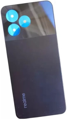 Sandreezz Realme C53 (Best Quality) (With Side Volume Power Buttons) (with Proper Logo) Back Panel(Champion Black)