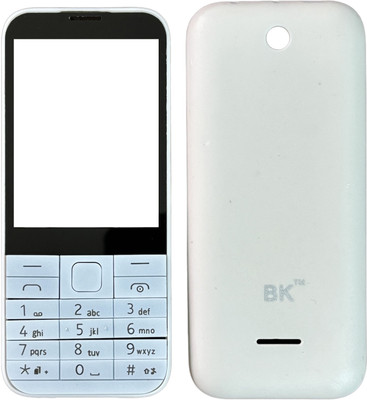 imbi Nokia 225 Mobile Phone Panel Front Back Body With Keypad Front & Back Panel(White)