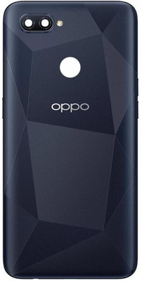 Tag Ezzy Oppo A12 With Volume Keys & Camera Lens Full Body Back Panel(Black)