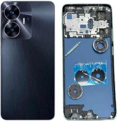 AAA Spares For Realme C55 body housing (with Camera Lens,Midle Ring,Key) Full Panel(Black)