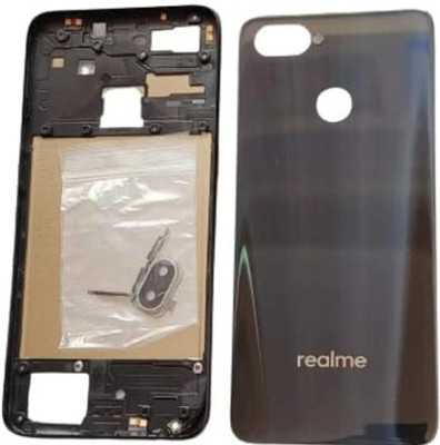 Sandreezz Realme U1 (with Proper Logo) (With Middle Ring & Side Volume Power Buttons) Full Panel(Ambitious Black)