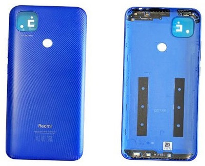 Sandreezz Xiaomi Redmi 9 (with Proper Logo) (with Side Volume Power Buttons) Back Panel(Sky Blue)