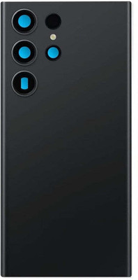 IncMart For Samsung Galaxy S23 Ultra Back glass Back Panel(Black)