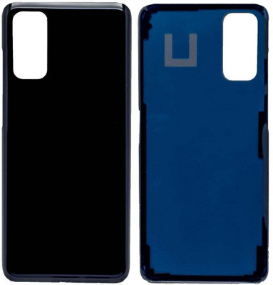 Spares4ever Samsung Galaxy S20 Black Glass Back Panel(Black)