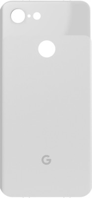 ps fortunet Google Pixel 3 XL With Pre-fitted Adhesive Sticker Back Panel(Clearly White)