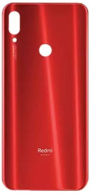 Sandreezz Xiaomi Redmi Note 7S (Glass) (with Proper Logo) Back Panel(Ruby Red)