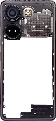 Tworld Tecno Camon 20 Pro ( CK7n ) - [ With Volume Keys ] Middle Chassis Frame Ring Digitizer Panel(Predawn Black)