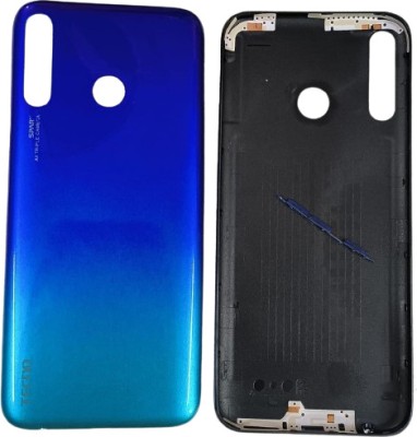 Sandreezz Tecno Spark 4 (KC2) (with Proper Logo) Back Panel(Vacation Blue)