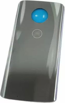 SRaccessories Motorola Motorola Moto G6 (with Proper Logo) Back Panel(Silver)