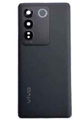 VRAVMO VIVO V27 / V27 PRO (BLACK) WITH CAMERA LENS GLASS Back Panel(BLACK)