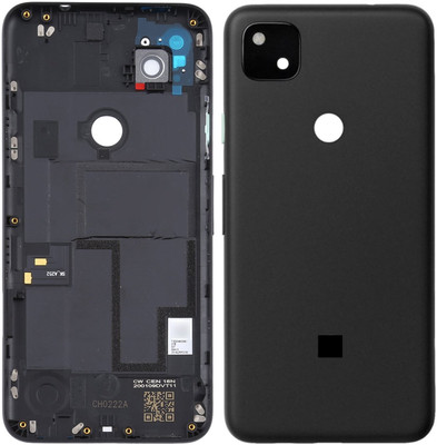 Flipkart SmartBuy Google Pixel 4A (with Proper Logo) (Back Battery Door) Back Panel(Just Black)