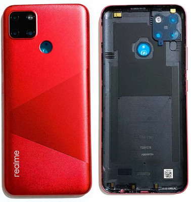 MAXOUT Realme C12 Back Panel(Coral Red)