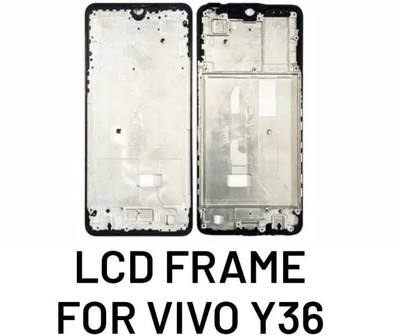 AABLUE ENTERPRISES Vivo y36 middle frame VIVO Y36 MIDDLE FRAME Front Panel(Black)