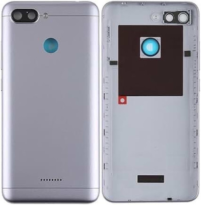 SPAREASP Xiaomi Redmi 6 (With Proper Logo) Grey Back Panel(Grey)