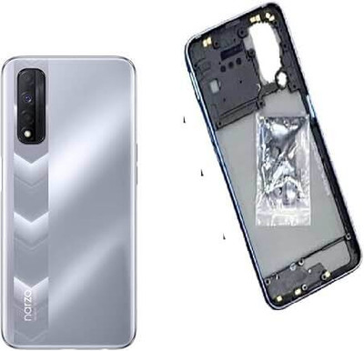 SPAREASP Realme Narzo 30 4G Full Housing with Middle Ring (Middle Ring + Back Panel) Silver Back Panel(Silver) SPAREASP Realme Narzo 30 4G Full Housing with Middle Ring (Middle Ring + Back Panel) Silver Back Panel(Silver)
