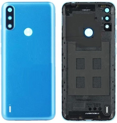 Sandreezz Motorola (with Proper Logo) Back Panel(Tahiti Blue)