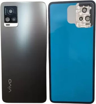 Sandreezz Vivo V20 2021 (Glass) (With Camera lens Ring) (with Proper Logo) Back Panel(Midnight Jazz)