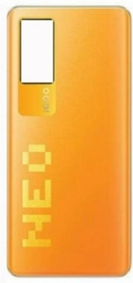 SRaccessories iQOO Neo 5 (Glass ) Back Panel(ORANGE)