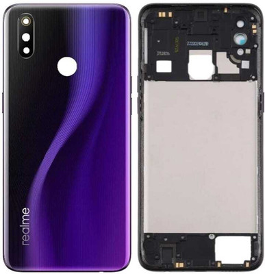 AAA Spares For Realme 3 pro body housing (with Camera Lens,Midle Ring,Key) Full Panel(Purple)