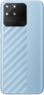 Unique4Ever realme Narzo 50A With Camera Lens & Side Volume Power Buttons Back Panel(Oxygen Blue)