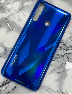 SRaccessories Realme 5 (With Middle Ring & Side Volume Power Buttons) Full Panel(Crystal Blue)