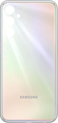 LEISURELIC SAMSUNG GALAXY M34 5G WITH PROPER LOGO Back Panel(PRISM SILVER)