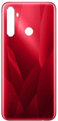 Kraze4blaze Realme 5 (With Proper Logo) Back Panel(Red)