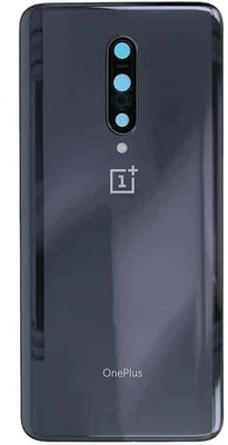 KezeMize OnePlus 7 Pro (with Camera Lens) (with Proper Logo) (Glass) Back Panel(Mirror Grey)