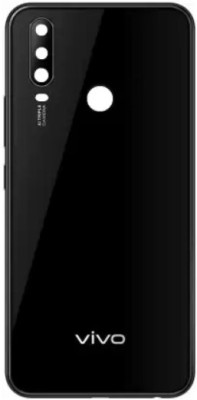 Sandreezz Vivo Y17 (with Proper Logo) (With Ring Camera Lens & Side Volume Power Buttons) Back Panel(Black)