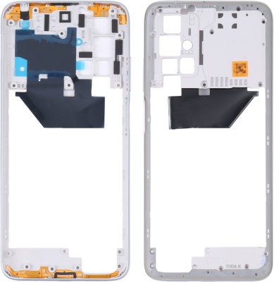 Purplesavvy Redmi 10 Prime Middle Frame Bezel Plate Back Panel(White)