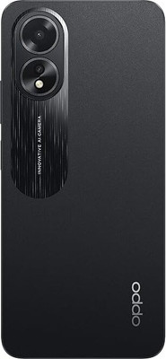 LEISURELIC OPPO A18 HOUSING WITH PROPER LOGO Full Panel(GLOWING BLACK)